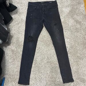 Black Purple Jeans
 Size:30
Ship same day everyday